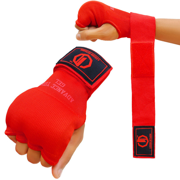 Boxbandagen Legion Octagon bokserskie żelowe Advance Tech Gel rot