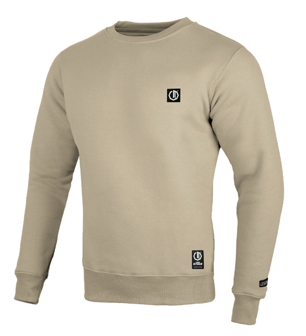 Hoodie Legion Octagon Small Logo bez kaptura beige