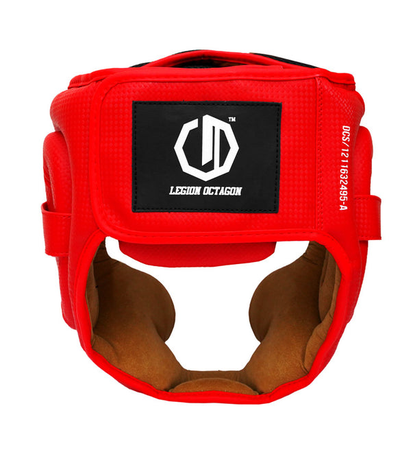 Boxhelm Legion Octagon Kevlar rot