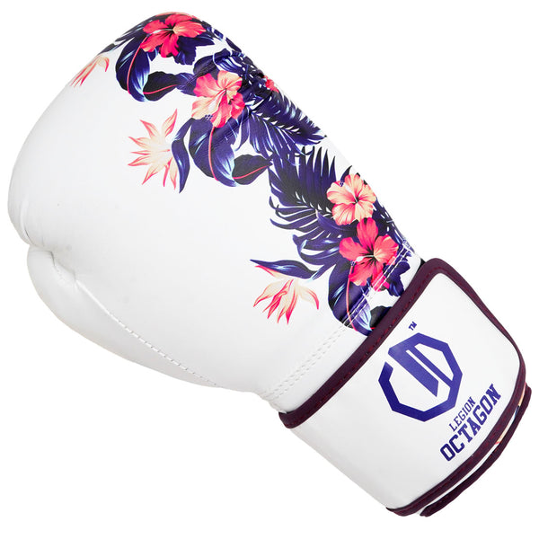 Boxhandschuhe Legion Octagon Damen Flower weiß/lila