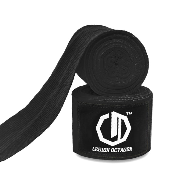 Boxbandagen Legion Octagon Standard/5m schwarz/weiß