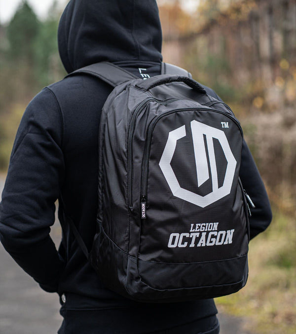 Rucksack Legion Octagon New Logo schwarz