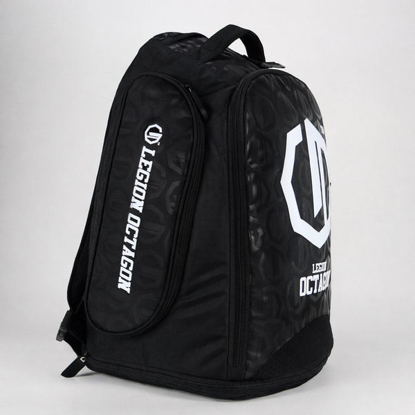 Rucksack / Sporttasche Legion Octagon Shadow schwarz/weiß