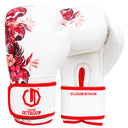 Boxhandschuhe Legion Octagon Damen Flower weiß/rot