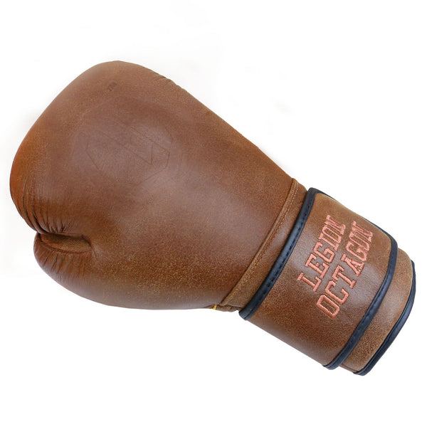 Boxhandschuhe Legion Octagon PRO Oldschool braun