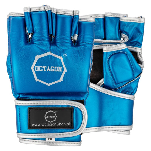 MMA-Handschuhe Octagon Metallic blau