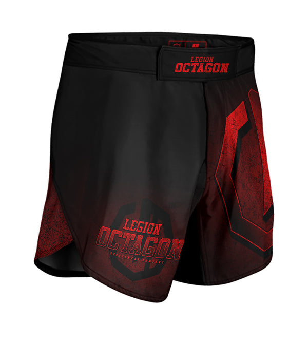 MMA-Shorts Legion Octagon Conquest schwarz / rot