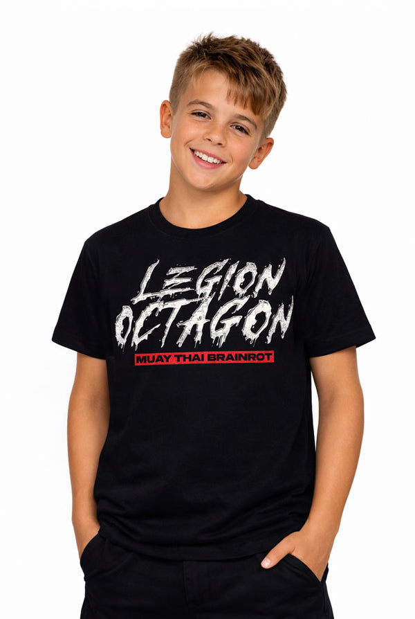 T-Shirt Legion Octagon Kinder Brainrot Thaigerini Muaythini