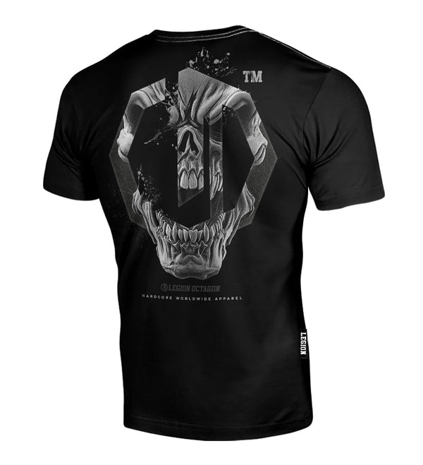 T-shirt Dames Legion Octagon Skull black