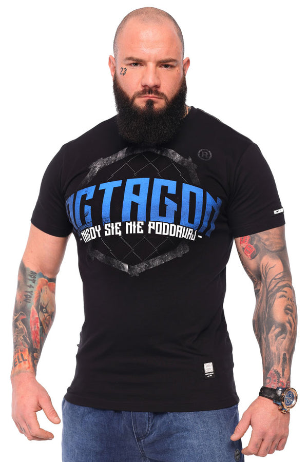 T-Shirt Octagon Nie aufgeben