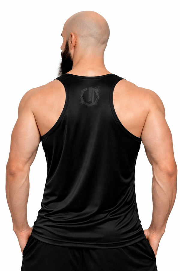Tanktop Legion Octagon sportowy Grunge schwarz/grau