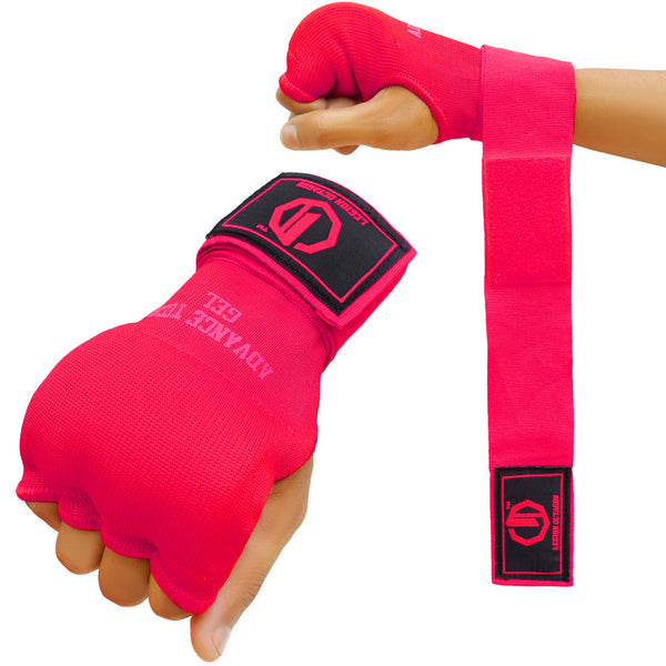Boxbandagen Legion Octagon bokserskie żelowe Advance Tech Gel pink