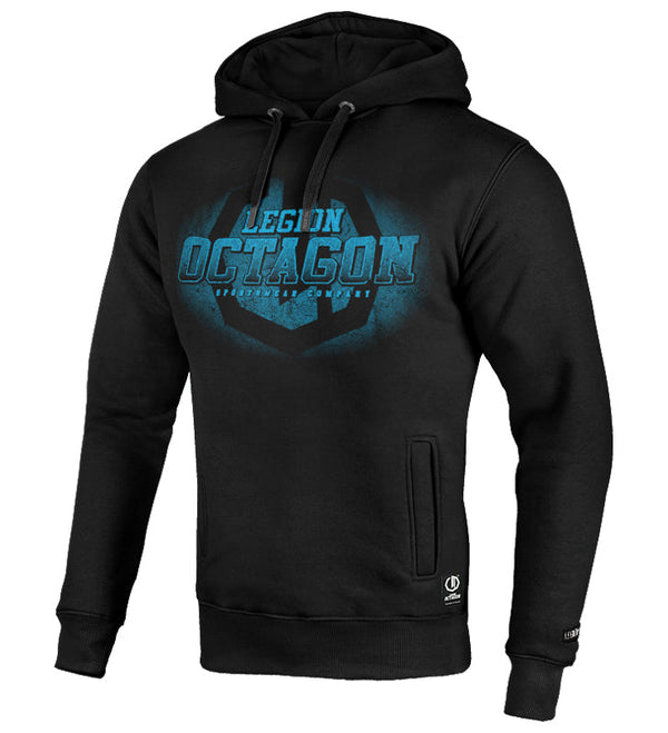 Bluza Legion Octagon Conquest black/blue z kapturem