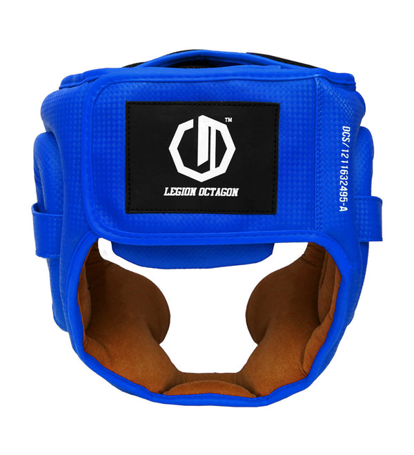 Boxhelm Legion Octagon Kevlar blau