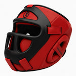 Boxhelm Legion Octagon Guardox dark 2-in-1 rot
