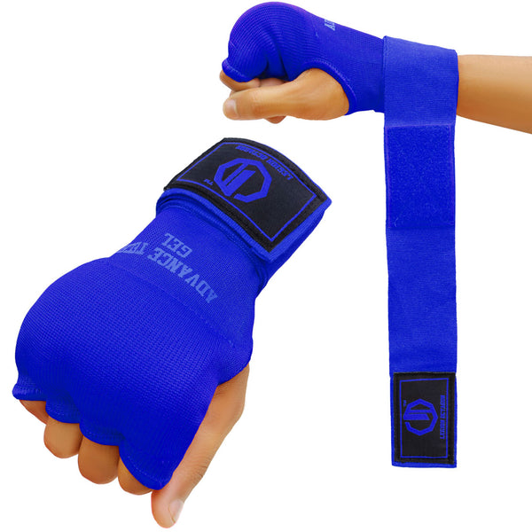 Boxbandagen Legion Octagon bokserskie żelowe Advance Tech Gel blau