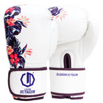 Boxhandschuhe Legion Octagon Damen Flower weiß/lila
