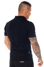 Poloshirt Octagon Polo Straight HFT schwarz