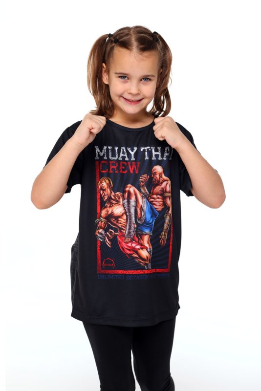 Kinder Sport T-Shirt Octagon Boxing Family