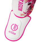 Schienbein-/Fußschützer Legion Octagon Flower weiß/pink
