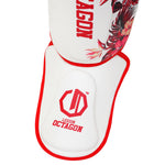 Schienbein-/Fußschützer Legion Octagon Flower weiß/rot
