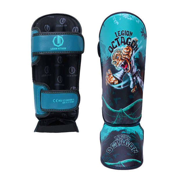 Schienbein-/Fußschützer Legion Octagon Kinder Monkey