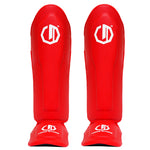 Schienbein-/Fußschützer Legion Octagon Kevlar rot
