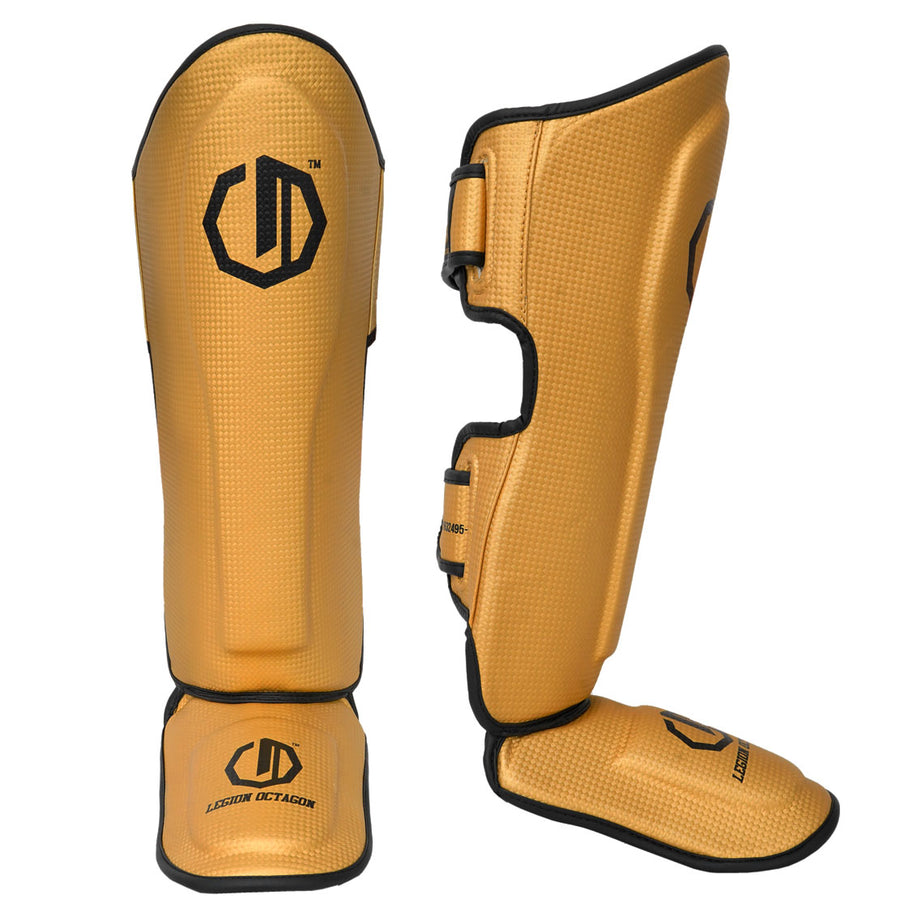 Schienbein-/Fußschützer Legion Octagon Kevlar gold