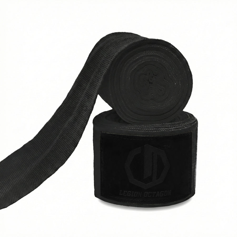 Boxbandagen Legion Octagon Standard/5m schwarz/schwarz
