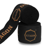 Octagon Fightgear Handwickel Schwarz/Gold 5m