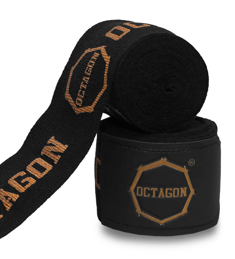 Boxbandagen Octagon Supreme Printed/5m schwarz/gold