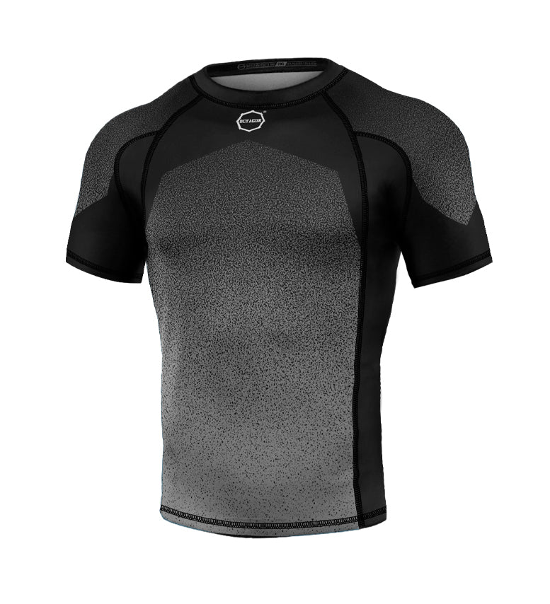 Rashguard Octagon PREMIUM Gentler schwarz / grau