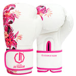 Boxhandschuhe Legion Octagon Damen Flower weiß/pink