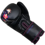 Boxhandschuhe Legion Octagon Damen Flower schwarz/lila