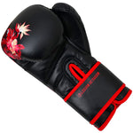 Boxhandschuhe Legion Octagon Damen Flower schwarz/rot