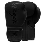 Boxhandschuhe Legion Octagon Script PU matt schwarz/schwarz