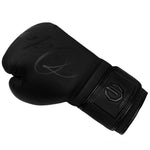 Boxhandschuhe Legion Octagon Script PU matt schwarz/schwarz