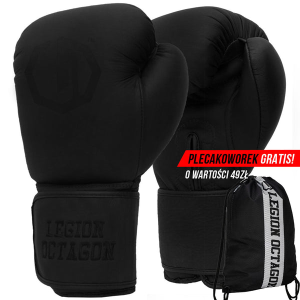 Legion Octagon Riesen Boxhandschuhe - Schwarz