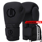 Rękawice bokserskie Legion Octagon Enforcer dark black plecakoworek GRATIS!