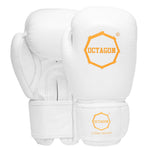 Boxhandschuhe Octagon Royal / SKÓRA weiß / gold