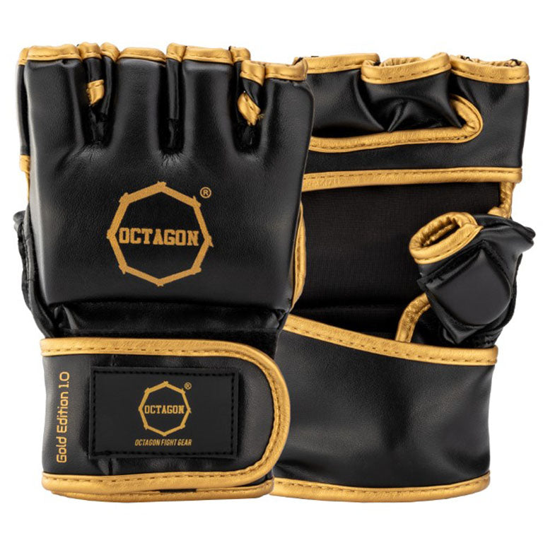 MMA-Handschuhe Octagon Edition 1.0 gold/schwarz