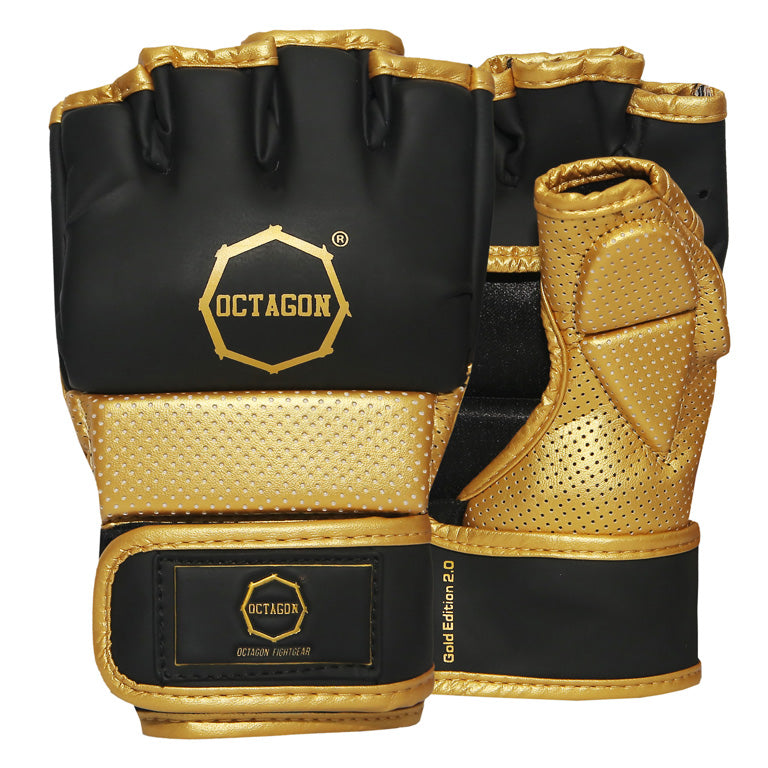 MMA-Handschuhe Octagon Edition 2.0 gold/schwarz