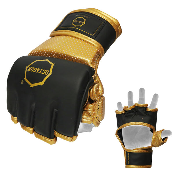MMA-Handschuhe Octagon Edition 2.0 gold/schwarz