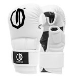MMA-Handschuhe Legion Octagon sparingowe kevlar weiß