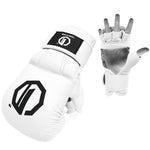 MMA-Handschuhe Legion Octagon sparingowe kevlar weiß