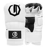 MMA-Handschuhe Legion Octagon sparingowe kevlar weiß