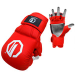 MMA-Handschuhe Legion Octagon sparingowe kevlar rot