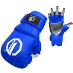 MMA-Handschuhe Legion Octagon sparingowe kevlar blau