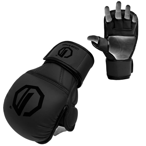 MMA-Handschuhe Legion Octagon sparingowe Enforcer dark schwarz