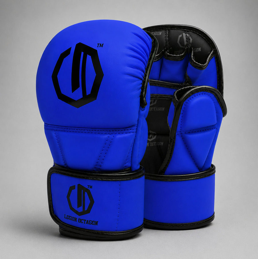 MMA-Handschuhe Legion Octagon sparingowe Enforcer dark blau